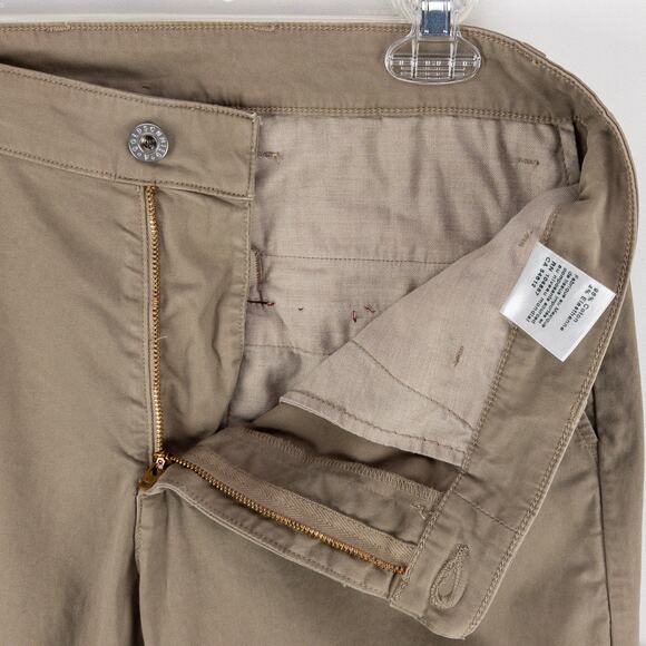 AG Slim Fit Chino Pants 33x33 Beige Stretch Lux Line Twill by Goldschmied - Picture 5 of 12